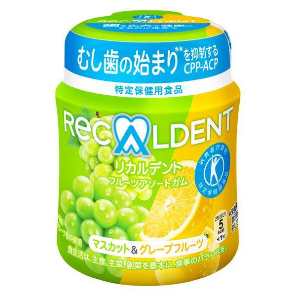 ReCALDENT 口香糖  瓶裝 R 1個 葡萄 柑橘 萊姆 莓果