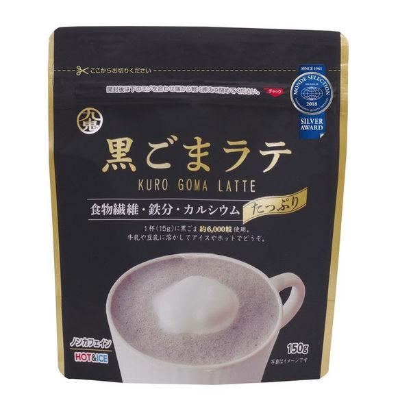 九鬼産業 黑芝麻拿鐵 有糖 無糖 1袋（150g）