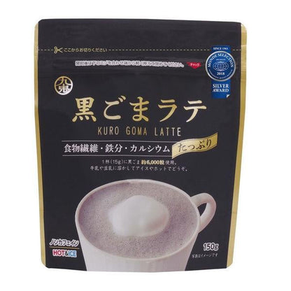 九鬼産業 黑芝麻拿鐵 有糖 無糖 1袋（150g）
