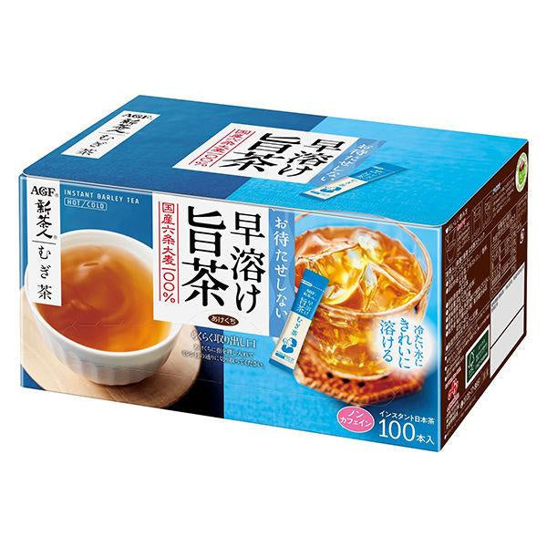 AGF Blendy 新茶人系列 速溶可口麥茶粉 速溶可口焙茶茶粉 100支