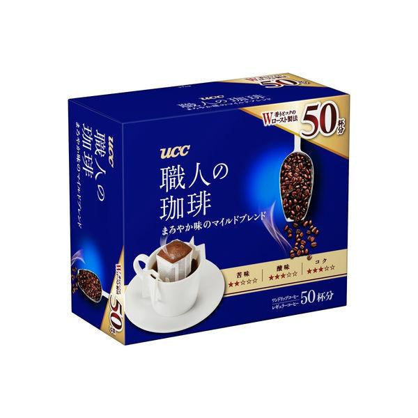 UCC 上島咖啡 職人咖啡 滴漏咖啡 醇香溫和調味咖啡 1盒（50袋入）