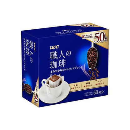 UCC 上島咖啡 職人咖啡 滴漏咖啡 醇香溫和調味咖啡 1盒（50袋入）