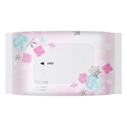 Biore  拭汗巾 涼爽身體濕紙巾 花王 清爽花香 無香 水蜜桃皂香 20片入 男性極涼海洋香 28片入