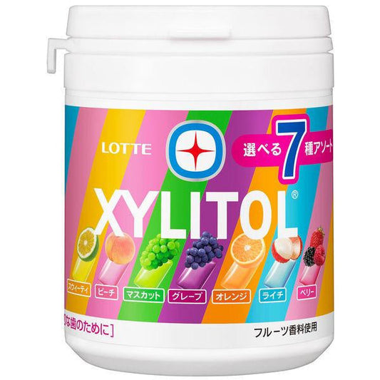 LOTTE XYLITOL 口香糖 木糖醇口香糖 7種綜合 瓶裝 1個