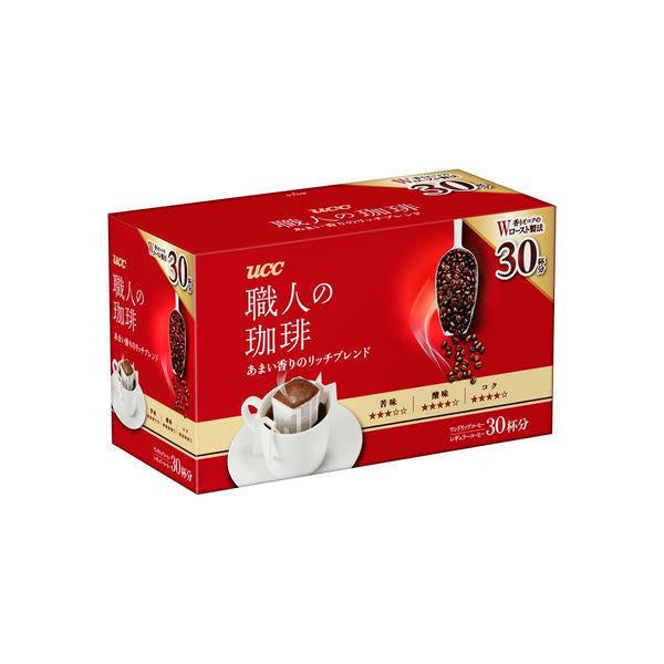 UCC 上島咖啡 職人咖啡 滴漏咖啡 醇香溫和調味咖啡 1盒（50袋入）
