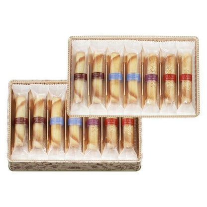 伴手禮 三越伊勢丹〈Goncharoff〉綜合捲心餅乾-四種口味 14個入 1箱 禮品 附手提袋 *禮品 禮物