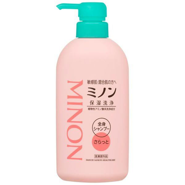 MINON 蜜濃 全身型滋潤洗髮精 滋潤 光滑 輕柔 液體 / 氣泡
