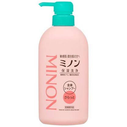 MINON 蜜濃 全身型滋潤洗髮精 滋潤 光滑 輕柔 液體 / 氣泡