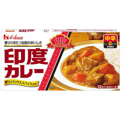 House 好侍食品  印度咖哩塊 中辣/辣味 230g