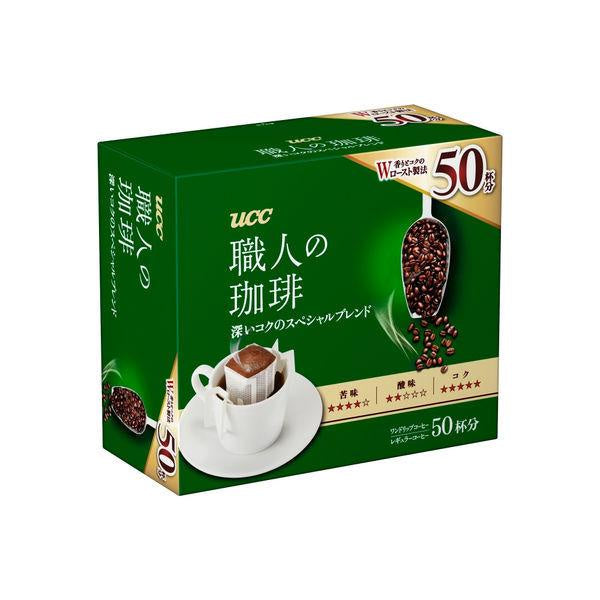 UCC 上島咖啡 職人咖啡 滴漏咖啡 醇香溫和調味咖啡 1盒（50袋入）