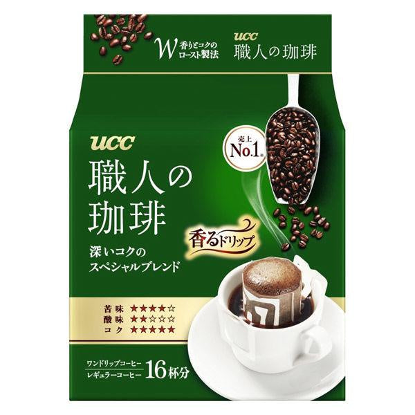 UCC 上島咖啡 職人咖啡 滴漏咖啡 醇香溫和調味咖啡 1盒（50袋入）
