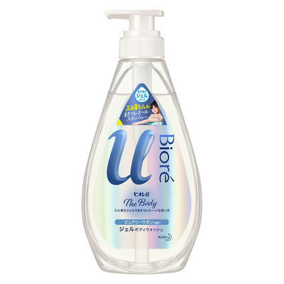 Biore 蜜妮u THE BODY 沐浴乳 沐浴凝露 480ml 花王 肥皂香 花香 植物香 KO