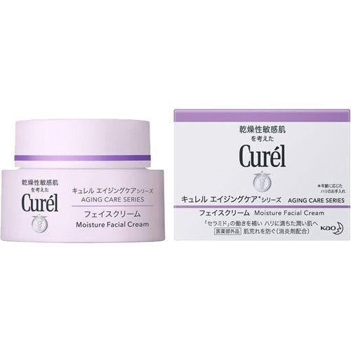 KAO Curel 珂潤 逆齡彈潤特潤霜 40g 紫