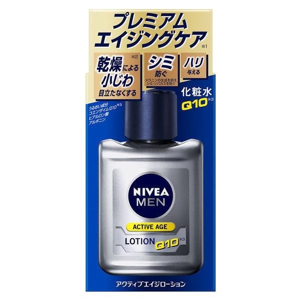 NIVEA 妮維雅 MEN 男士活性抗皺緊緻光澤化妝水 無香料 Active age 110ml 花王