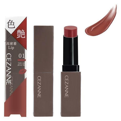 CEZANNE 口紅凝膠膜 01 無花果棕 02米橙色