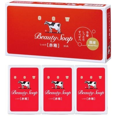 牛乳石鹼共進社 肥皂 cow brand 紅盒 玫瑰香 90g 3個 6個 125g2個 可選