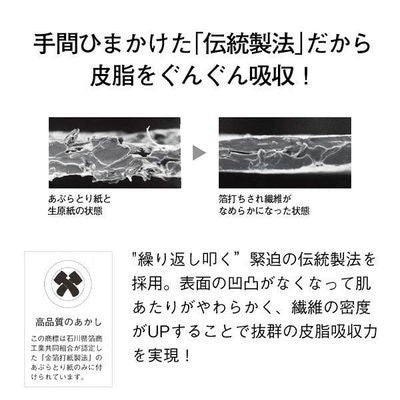 ORBIS 吸油面紙 京箔吸油面紙（30張×5本）