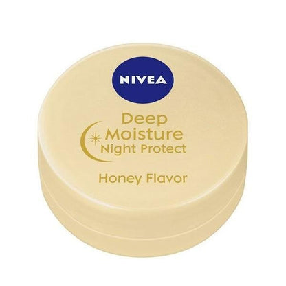 NIVEA 妮維雅  DEEP MOISTURE 夜用深層潤澤高保濕護唇膏 7g 花王 Night Protect
