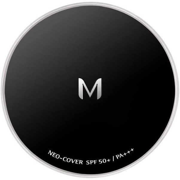 MISSHA Neo-Cover 黑盒升級 時尚M氣墊粉餅 SPF50+黑盒銀邊款
