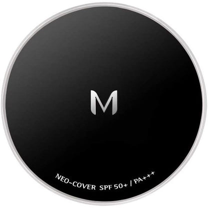 MISSHA Neo-Cover 黑盒升級 時尚M氣墊粉餅 SPF50+黑盒銀邊款