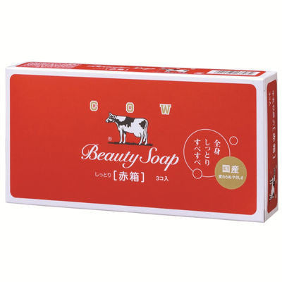 牛乳石鹼共進社 肥皂 cow brand 紅盒 玫瑰香 90g 3個 6個 125g2個 可選