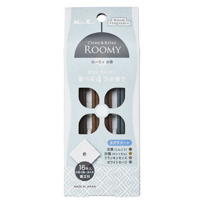 香堂 香 香氛 ROOMY Clean&Relax 組合包 16支入