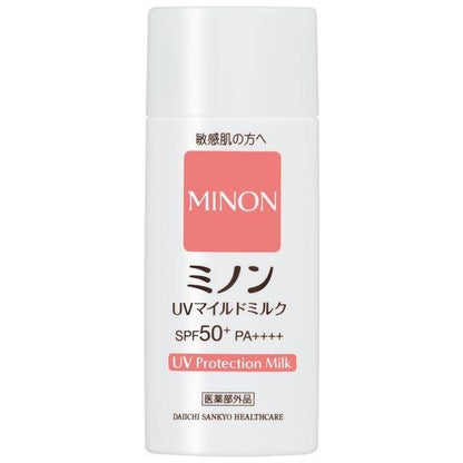 MINON 蜜濃 防曬乳 抗UV溫和防曬乳 80mL SPF50+・PA++++ 第一三共