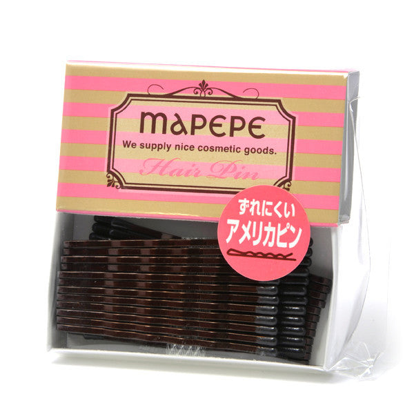 mapepe  製法圈 無金屬扣環法圈 小髮夾 美式髮夾  黑色 咖啡色
