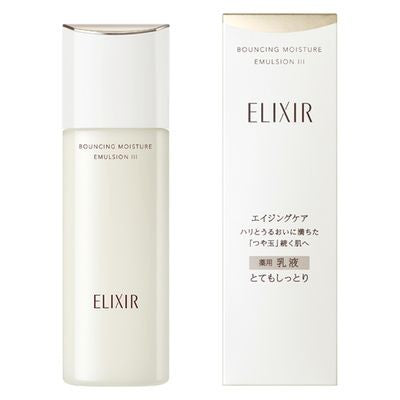 日本 資生堂 ELIXIR 怡麗絲爾 彈潤系列 膠原彈潤精華水 乳液 SP I 130mL