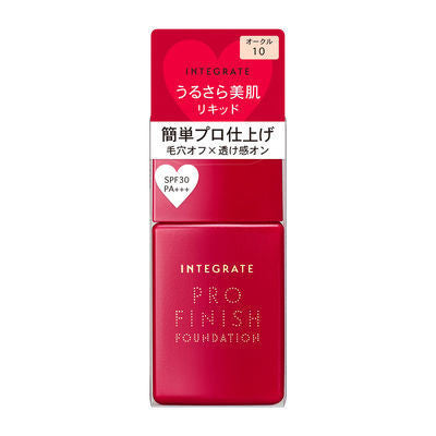 資生堂 INTEGRATE櫻特芮 粉底液 Pro Finish粉底液 10自然亮色 30mL