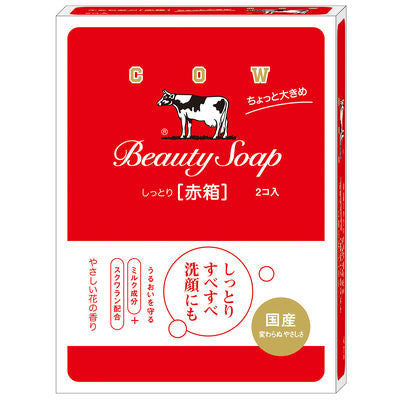 牛乳石鹼共進社 肥皂 cow brand 紅盒 玫瑰香 90g 3個 6個 125g2個 可選