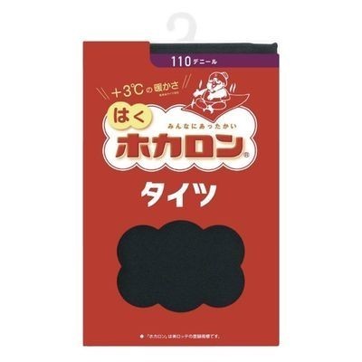 ATSUGI  穿的暖暖包 褲襪  80丹尼爾 M-L 黑色