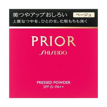 蜜粉 PRIOR Beauty Powder 米色 SPF15・PA++ 9.5g 資生堂 粉紅色 米色補充包