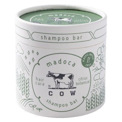 madoca COW 牛乳石鹼 洗髮精 潤髮乳 溫和米油固體洗髮精 溫和米油固體潤髮乳