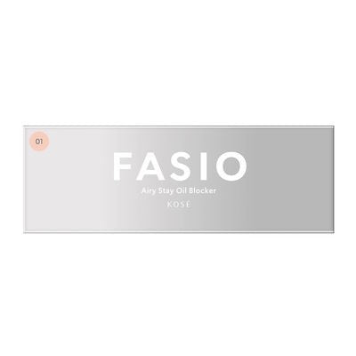 FASIO 菲希歐 底妝 Airy Stay Oil Blocker 01 粉紅米色 30g SPF50 KOSE