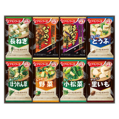 Asahi食品 AMANO 天野 沖泡味噌湯 5種組合