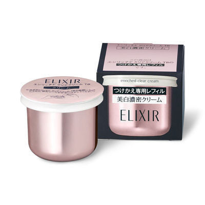 資生堂 ELIXIR怡麗絲爾 面霜 水玉光淨白零瑕乳霜（專用替換裝） 45g