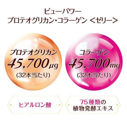 常盤薬品工業 果凍 膠原蛋白果凍 原味 / 巴西酸甜風味 320g 1盒 32條入