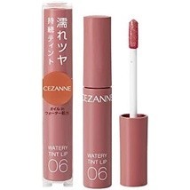 CEZANNE 水潤光透染唇釉 03 奶茶棕 05 莓菓粉 07 沈穩紅 01 自然粉