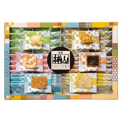 三越伊勢丹 仙貝 赤坂柿山綜合米果禮盒 附紙袋 手信 伴手禮