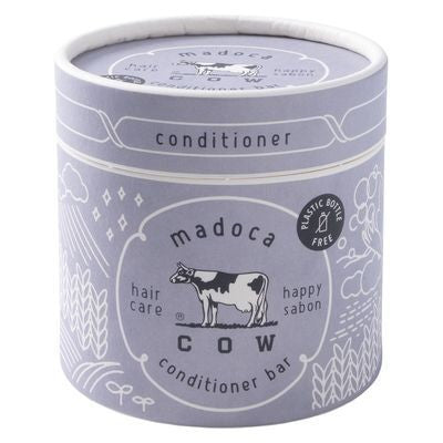 madoca COW 牛乳石鹼 洗髮精 潤髮乳 溫和米油固體洗髮精 溫和米油固體潤髮乳