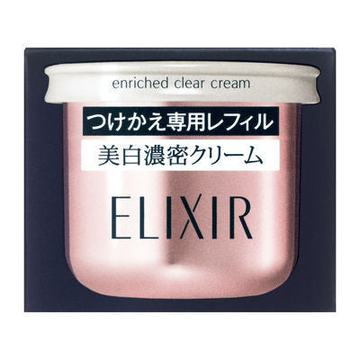 資生堂 ELIXIR怡麗絲爾 面霜 水玉光淨白零瑕乳霜（專用替換裝） 45g