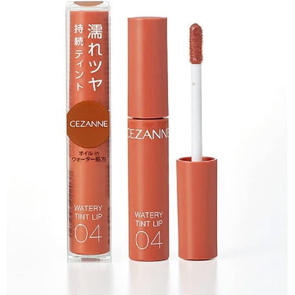 CEZANNE 水潤光透染唇釉 03 奶茶棕 05 莓菓粉 07 沈穩紅 01 自然粉