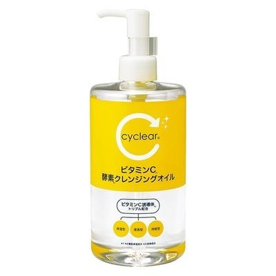 熊野油脂 cyclear 洗顔 維他命C 酵素泡洗顔 300ml
