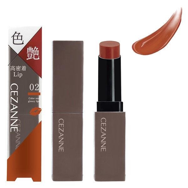 CEZANNE 口紅凝膠膜 01 無花果棕 02米橙色