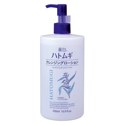 熊野油脂 麗白 薏仁卸妝化妝水 擦拭型卸妝化妝水 500ml 大容量