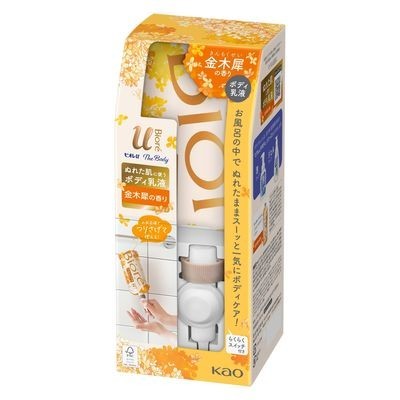 Biore 蜜妮 THE HAND BODY 浴室用身體乳液 身體濕濕可擦 飄逸花束香 300ml 花王