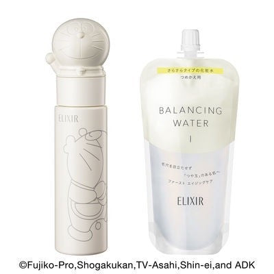 SHISEIDO 資生堂 ELIXIR 怡麗絲爾 Balancing 油水平衡化妝水組 多拉a夢限定版