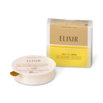 SHISEIDO 資生堂 底妝 蜜粉 ELIXIR 怡麗絲爾 彈潤聚焦蜜粉 （補充包） 13g