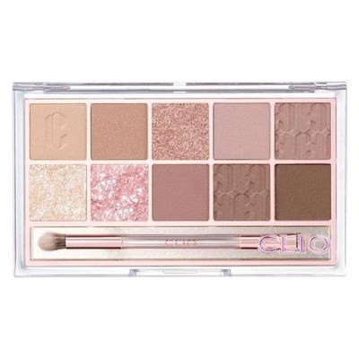 CLIO PRO 眼霜 眼影盤 #1 簡樸粉紅 霧面、珠光、閃粉 DOOWON 韓國美妝